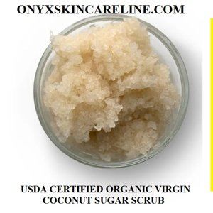 USDA CERTIFIED ORGANIC VIRGIN COCONUT SUGAR SCRUB for WOMEN and MEN
